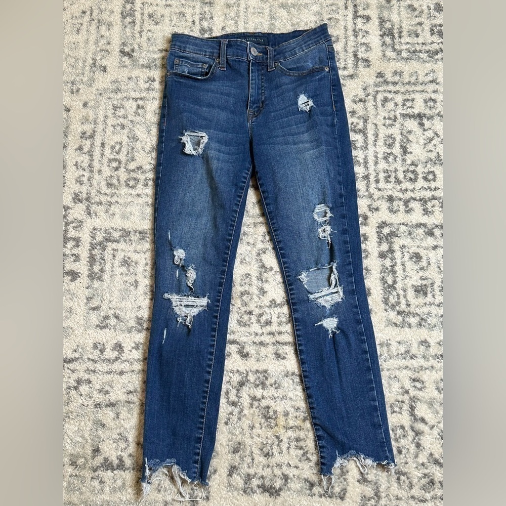 Aeropostale Women’s High Waisted Cropped Jegging Size 4